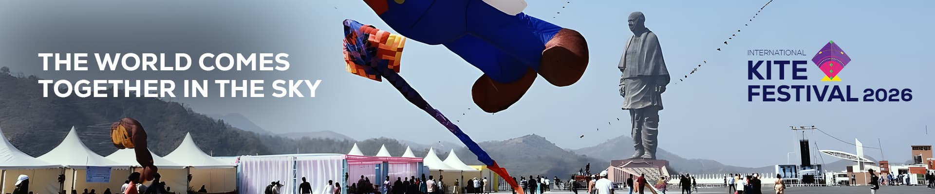 International Kite Festival 2026 at Statue of Unity – Fly High at India’s Grandest Sky Celebration
