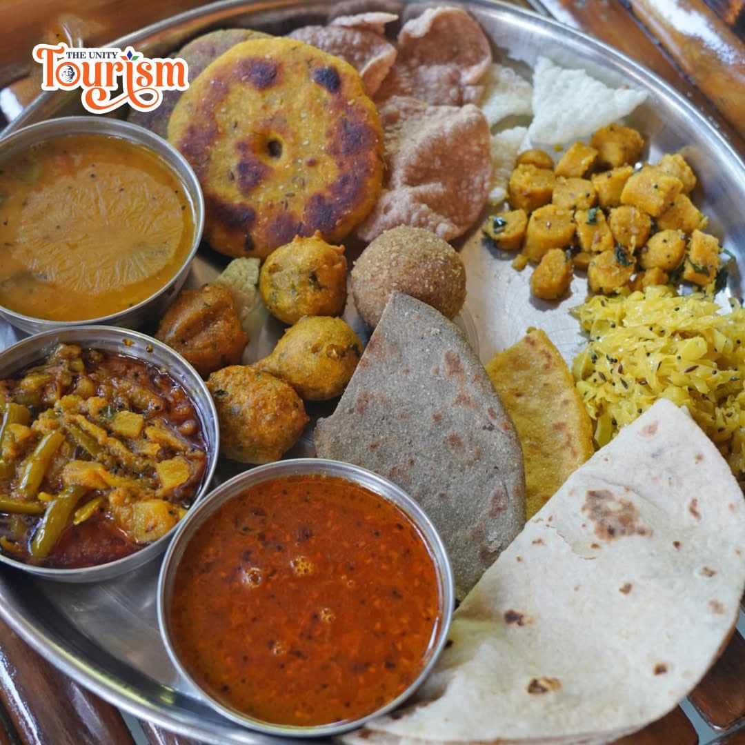 Visitors enjoying Ekta Tribal Cafe dining experience near Statue of Unity