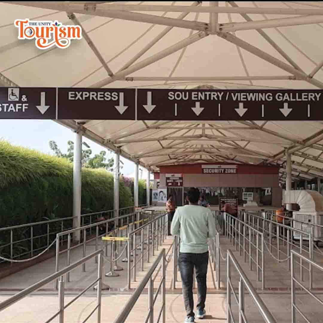 Ticket Window Of Viewing Gallery in Statue of unity