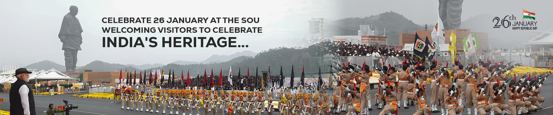 Celebrate 26 January at the Statue of Unity