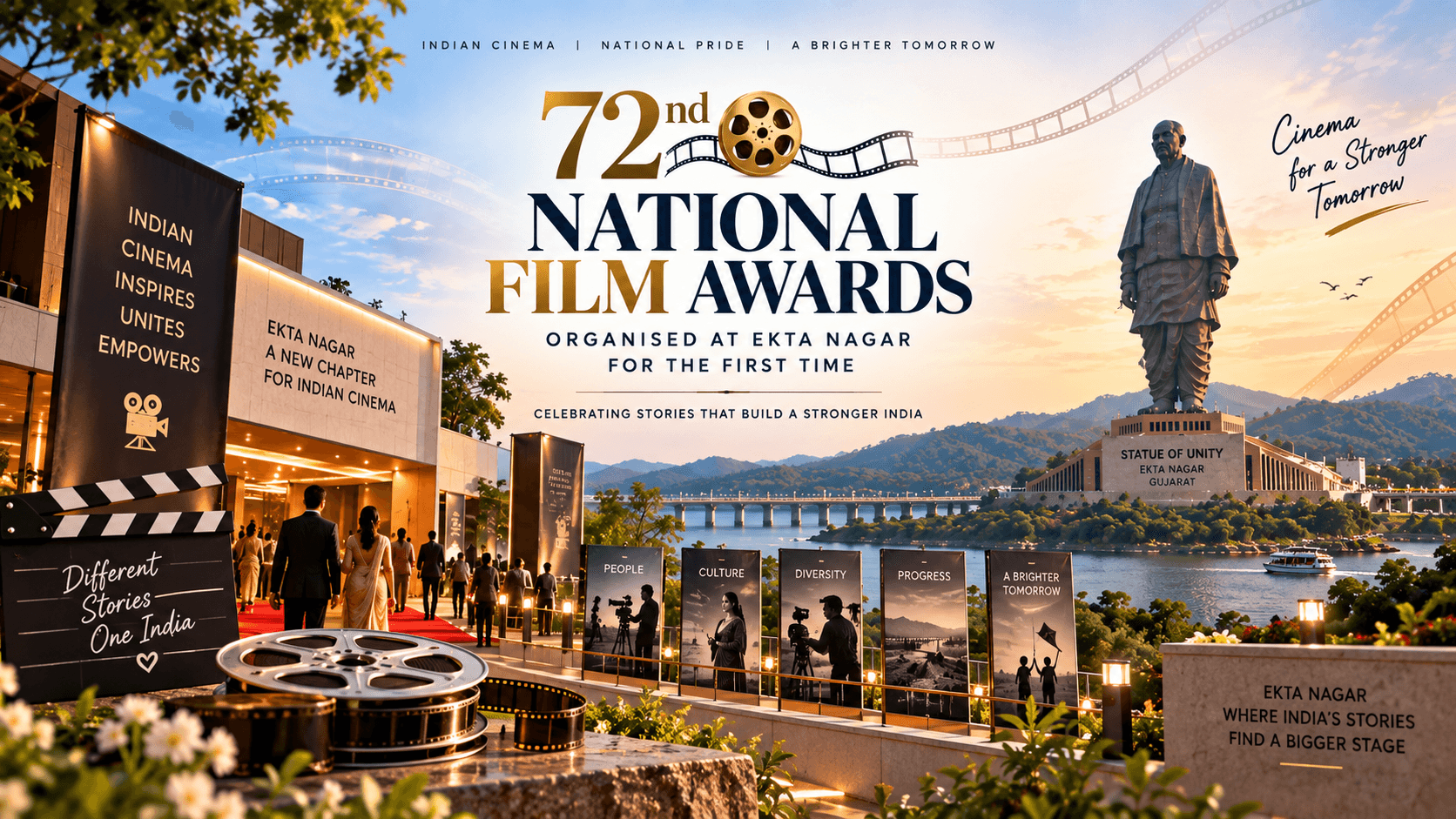 President Droupadi Murmu presenting the 72nd National Film Awards