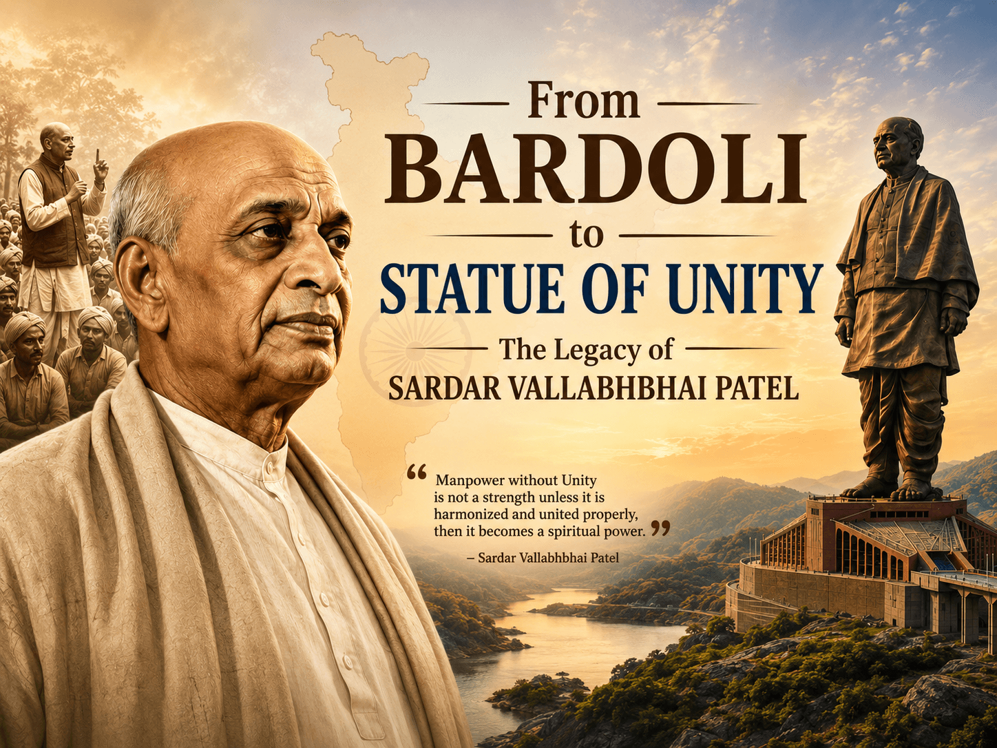 From Bardoli to Statue of Unity: The Legacy of Sardar Vallabhbhai Patel 