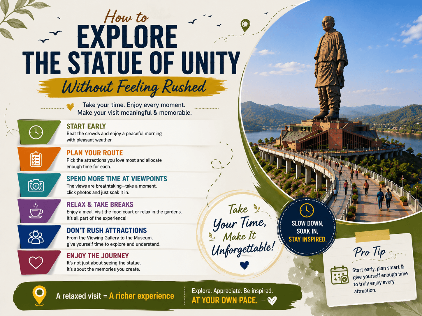 How to Explore the Statue of Unity Without Feeling Rushed