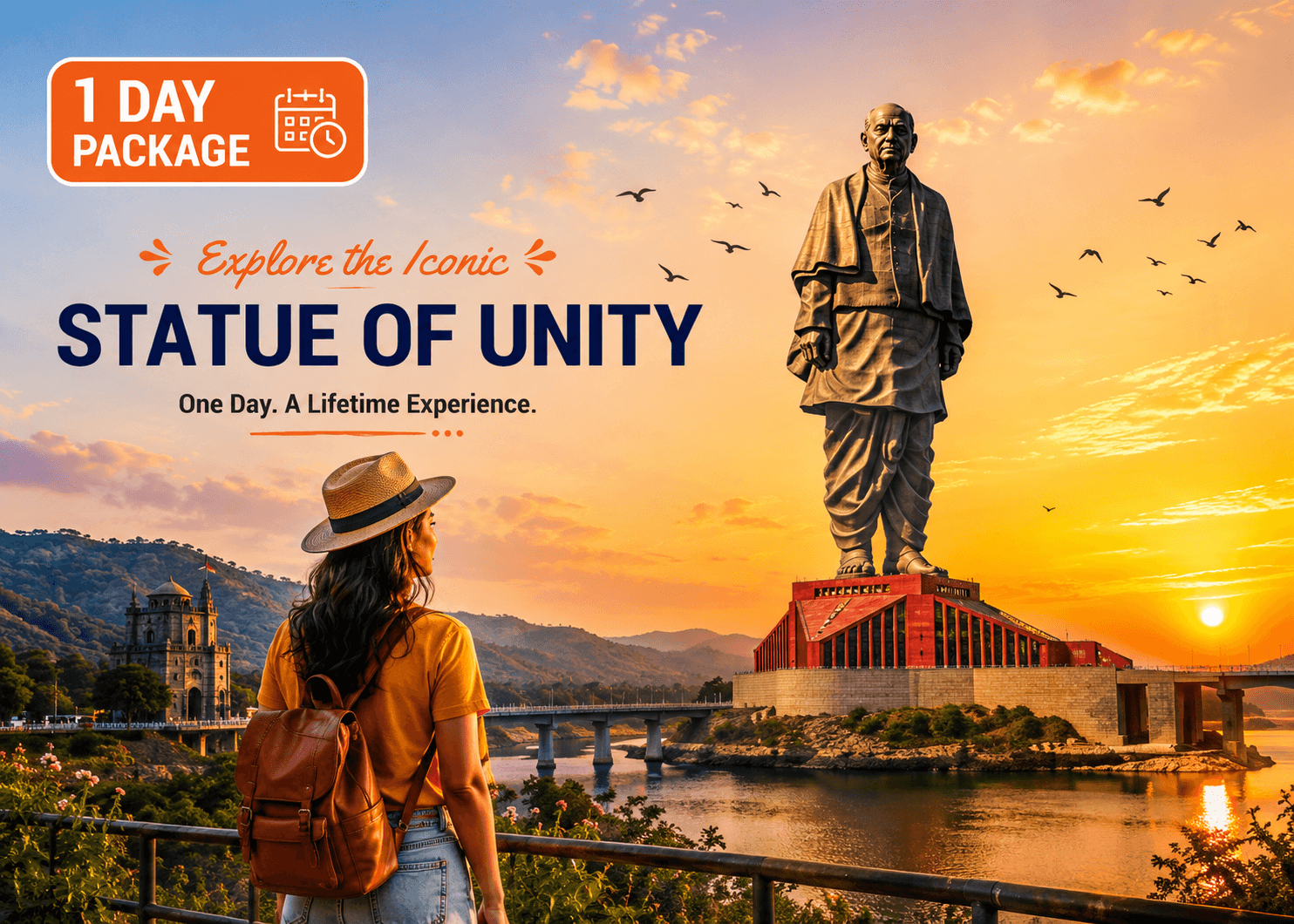 Statue of Unity Only Ticket Package for visitors seeking convenient entry and a memorable experience.