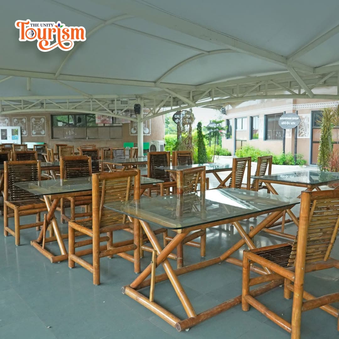 Arogya Café at Unity Tourism serving wellness food in a sustainable setting