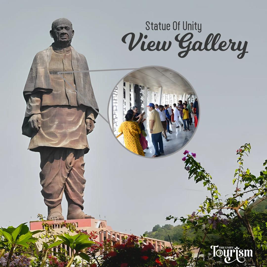 Outside View Of Statue of Sardar Vallabhbhai Patel With Viewing Gallery Area