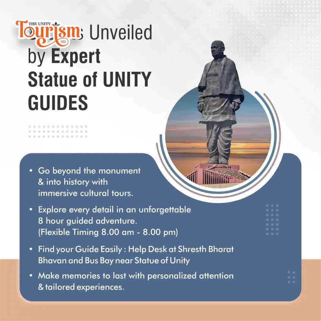 Expert guide services for Statue of Unity offering immersive cultural tours