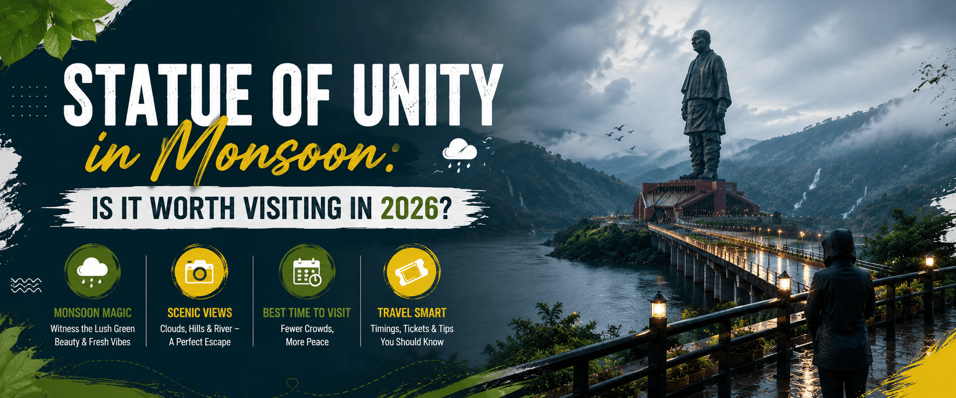 Statue of Unity in Monsoon Is It Worth Visiting? (2026)