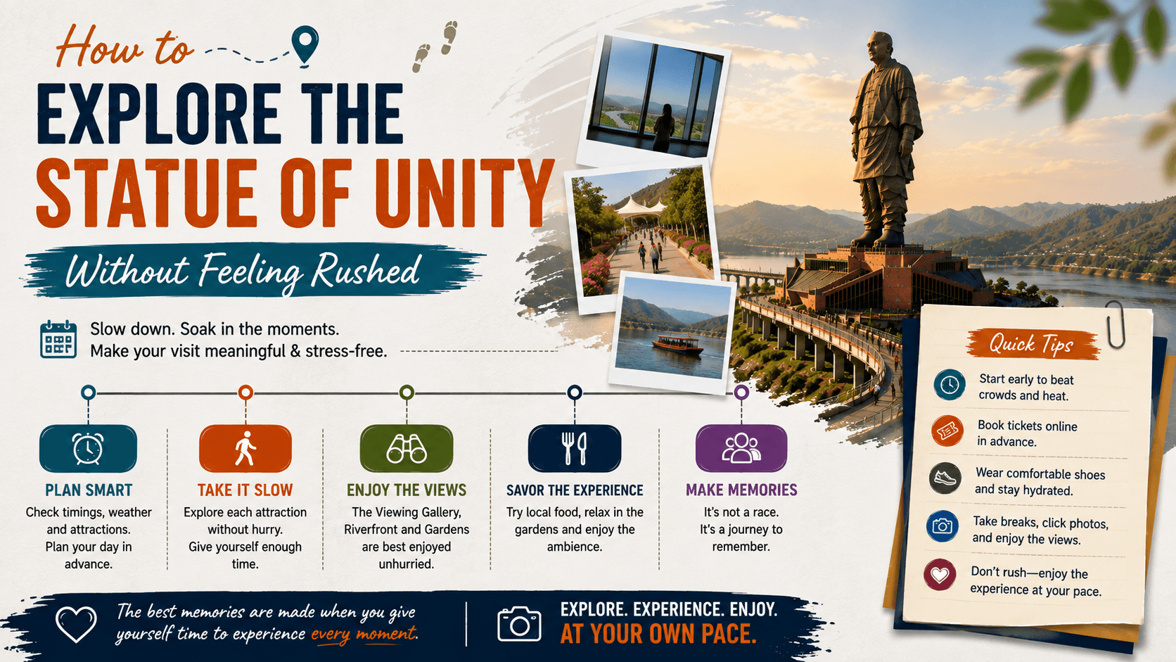 How to Explore Statue of Unity Without Feeling Rushed | 2026 Guide