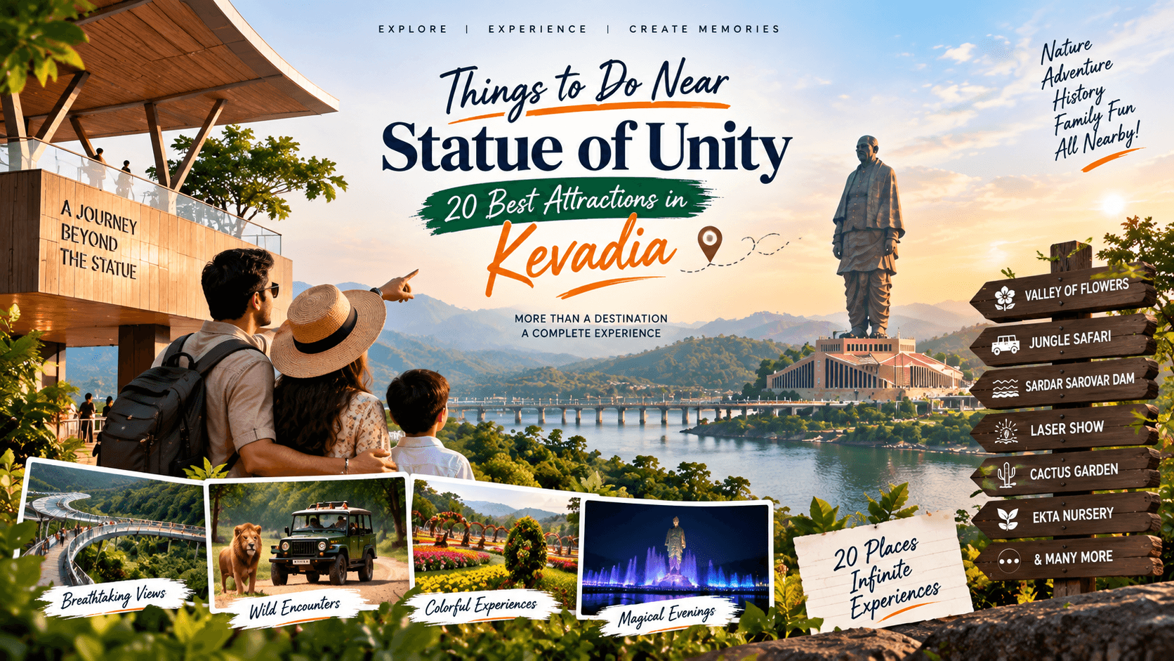 20 Best Attractions in Kevadia